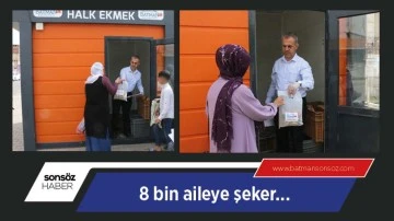 Batman&rsquo;da 8 bin aileye şeker&hellip;
