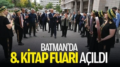 Batman&rsquo;da 8. kitap fuarı a&ccedil;ıldı