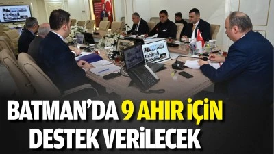 Batman&rsquo;da 9 ahır i&ccedil;in destek verilecek