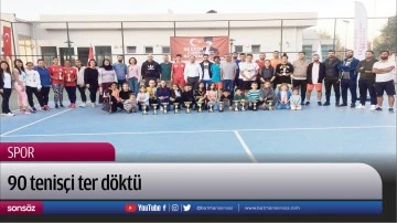 Batman'da 90 tenis&ccedil;i ter d&ouml;kt&uuml;