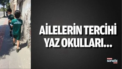 Batman'da ailelerin tercihi yaz okulları&hellip;