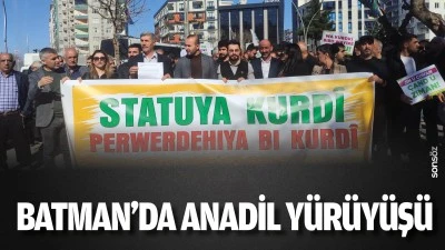 Batman&rsquo;da anadil y&uuml;r&uuml;y&uuml;ş&uuml;