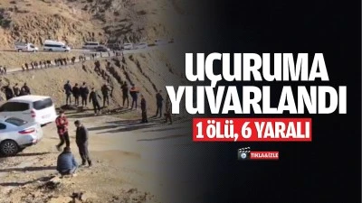 Batman&rsquo;da ara&ccedil; u&ccedil;uruma yuvarlandı: 1 &ouml;l&uuml;, 6 yaralı