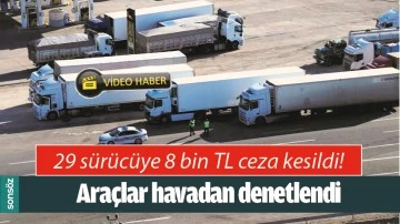 BATMAN'DA ARA&Ccedil;LAR HAVADAN DENETLENDİ