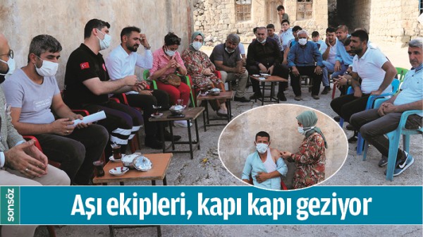 BATMAN'DA AŞI EKİPLERİ, KAPI KAPI GEZİYOR