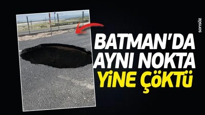 Batman&rsquo;da aynı nokta yine &ccedil;&ouml;kt&uuml;