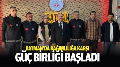 Batman&rsquo;da bağımlılığa karşı g&uuml;&ccedil; birliği başladı