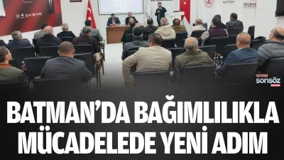 Batman&rsquo;da bağımlılıkla m&uuml;cadelede yeni adım