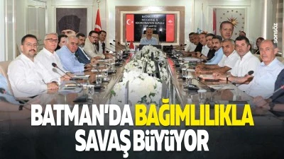 Batman&rsquo;da bağımlılıkla savaş b&uuml;y&uuml;yor