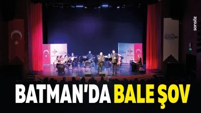 Batman&rsquo;da bale şov&hellip;
