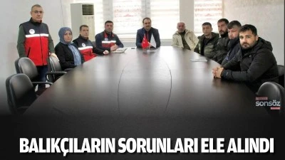Batman&rsquo;da balık&ccedil;ıların sorunları ele alındı