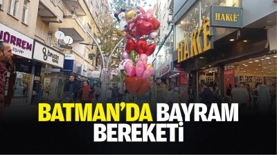 Batman&rsquo;da bayram bereketi&hellip;