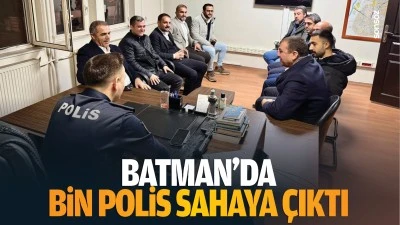 Batman&rsquo;da bin polis sahaya &ccedil;ıktı