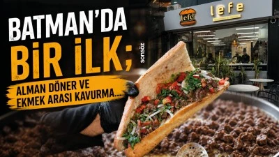 Batman'da bir ilk; Alman d&ouml;ner ve ekmek arası kavurma&hellip;