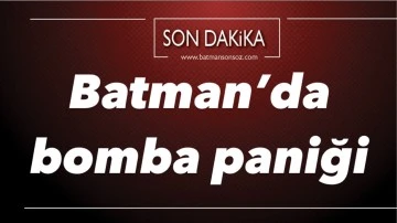 Batman&rsquo;da bomba paniği