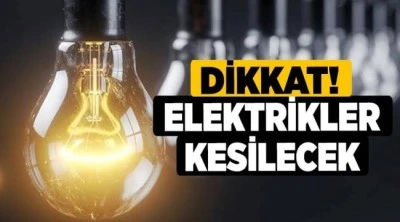 Batman'da bu mahalleler dikkat: Elektrikler 8 saat kesilecek.