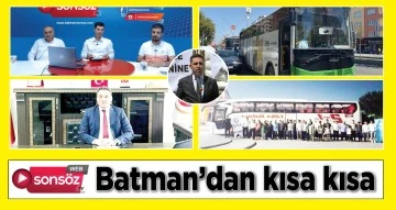 Batman'da bug&uuml;n neler oldu?