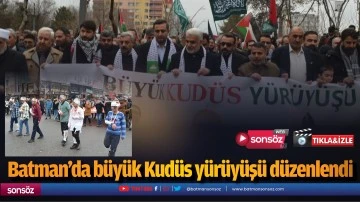 Batman'da b&uuml;y&uuml;k Kud&uuml;s y&uuml;r&uuml;y&uuml;ş&uuml; d&uuml;zenlendi