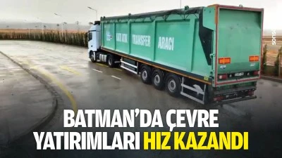 Batman&rsquo;da &ccedil;evre yatırımları hız kazandı