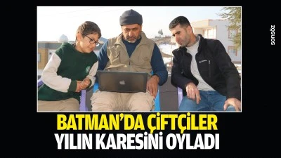 Batman'da &ccedil;ift&ccedil;iler yılın karesini oyladı