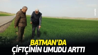Batman'da &ccedil;ift&ccedil;inin umudu arttı