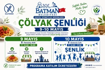 Batman&rsquo;da &ccedil;&ouml;lyak şenliği başlıyor