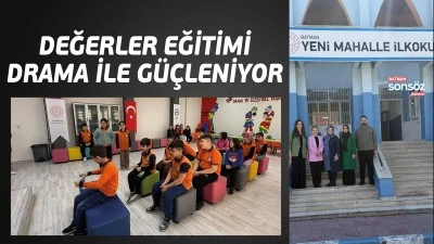 Batman&rsquo;da değerler eğitimi drama ile g&uuml;&ccedil;leniyor