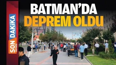 Batman&rsquo;da deprem korkuttu