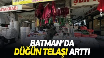 Batman&rsquo;da d&uuml;ğ&uuml;n telaşı arttı