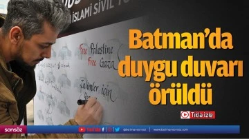 Batman&rsquo;da duygu duvarı &ouml;r&uuml;ld&uuml;