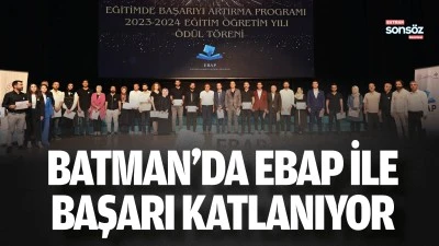 Batman&rsquo;da EBAP ile başarı katlanıyor