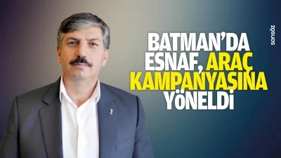 Batman&rsquo;da esnaf, ara&ccedil; kampanyasına y&ouml;neldi