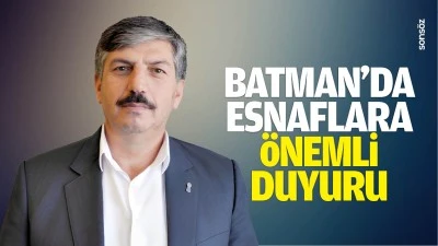 Batman&rsquo;da esnaflara &ouml;nemli duyuru