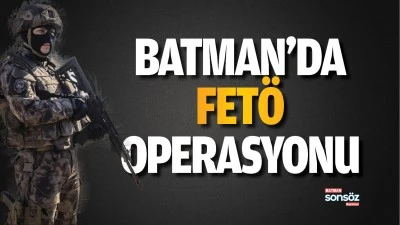 Batman'da eşzamanlı operasyon!