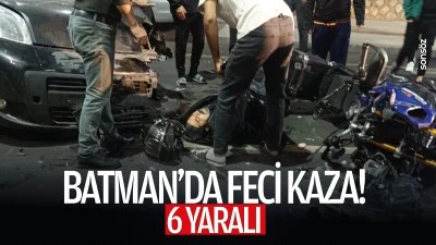 Batman'da feci kaza! 6 yaralı