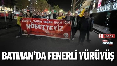 Batman&rsquo;da fenerli y&uuml;r&uuml;y&uuml;ş