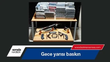 Batman&rsquo;da gece yarısı baskın