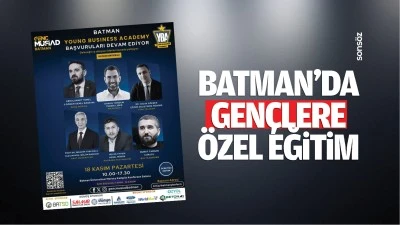 Batman&rsquo;da gen&ccedil;lere &ouml;zel eğitim&hellip;