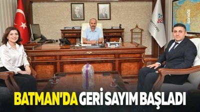 Batman&rsquo;da geri sayım başladı