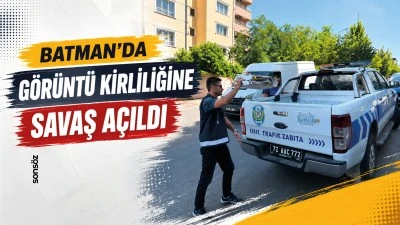 Batman&rsquo;da g&ouml;r&uuml;nt&uuml; kirliliğine savaş a&ccedil;ıldı