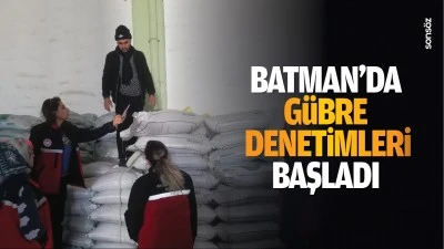 Batman&rsquo;da g&uuml;bre denetimleri başladı