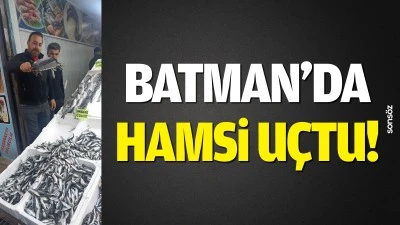 Batman'da hamsi u&ccedil;tu!