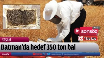 Batman&rsquo;da hedef 350 ton bal&nbsp;&nbsp;