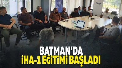 Batman&rsquo;da İHA-1 eğitimi başladı