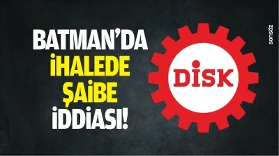 Batman&rsquo;da ihalede şaibe iddiası!
