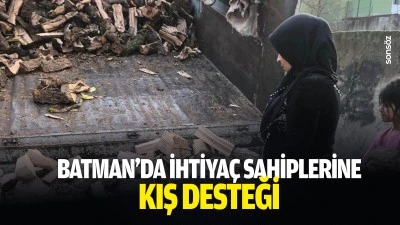Batman&rsquo;da ihtiya&ccedil; sahiplerine kış desteği
