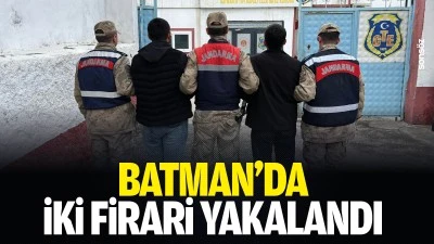 Batman&rsquo;da iki firari yakalandı