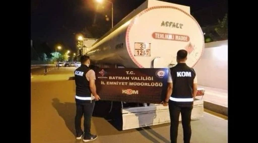 Batman&rsquo;da ka&ccedil;ak akaryakıt ele ge&ccedil;irildi