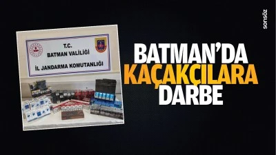 Batman&rsquo;da ka&ccedil;ak&ccedil;ılara darbe