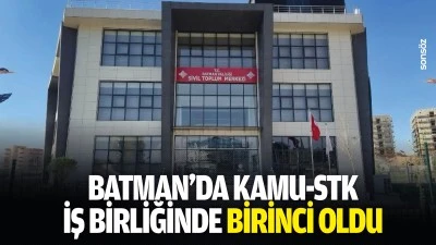 Batman&rsquo;da Kamu-STK iş birliğinde birinci oldu